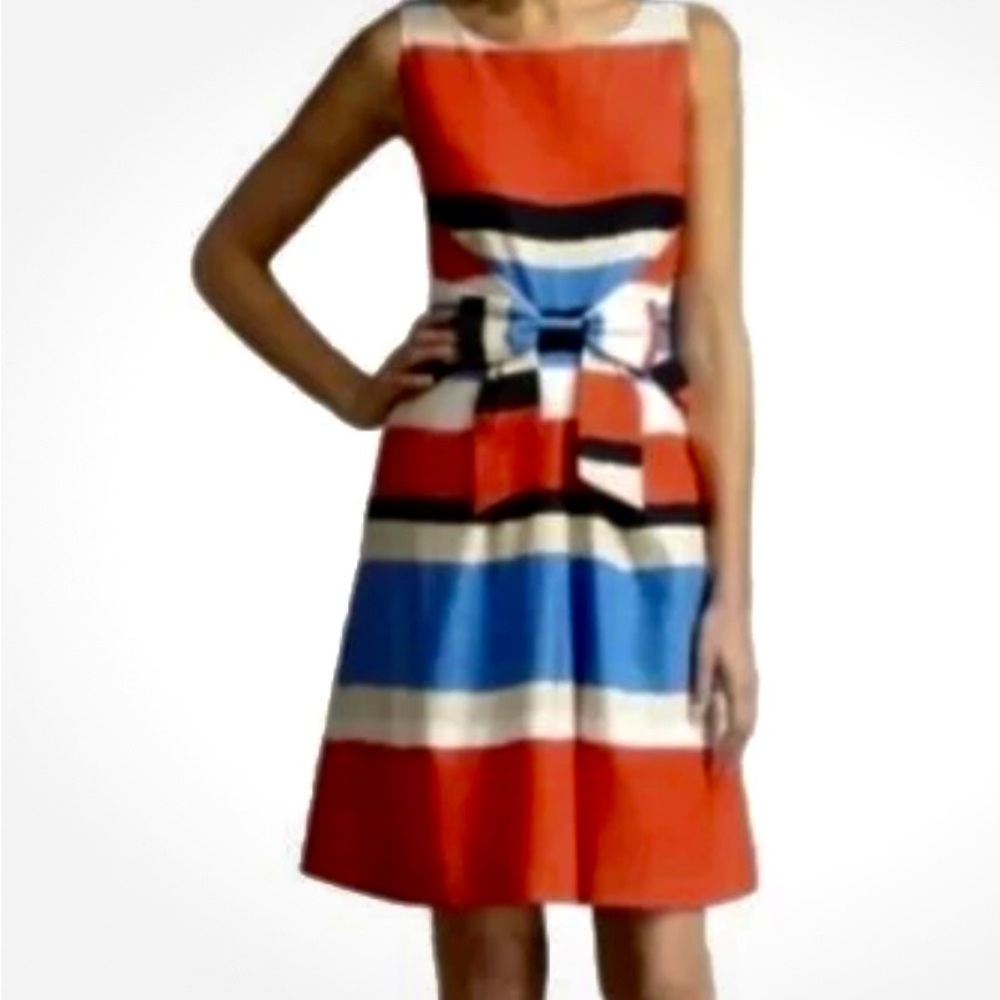 kate spade Vibrant Striped Midi Dress - Picture 1 of 1